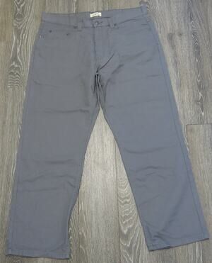 BLUE MOUNTAIN *NWT* Canvas Work Uniform Pants Size 38x30 Men's Relaxed Fit Gray